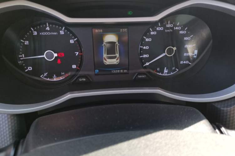 Used Geely Auto Emgrand GS 2016 Sport Edition 1.3T Automatic ZhenShang Model Odometer Close Up