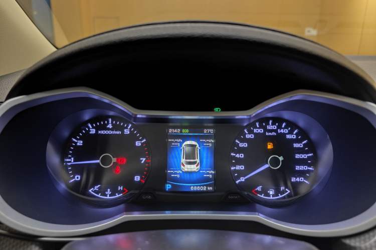 Used Geely Auto Emgrand GS 2016 Sport Edition 1.3T Automatic ZhenShang Model Odometer Close Up