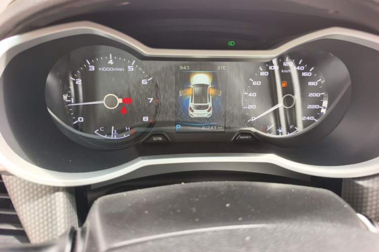 Used Geely Auto Emgrand GS 2016 Sport Edition 1.3T Automatic LingShang Model Odometer Close Up