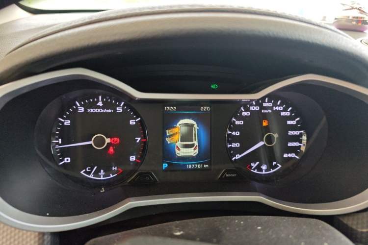 Used Geely Auto Emgrand GS 2016 Elegant Edition 1.8L Automatic LingShang Model Odometer Close Up