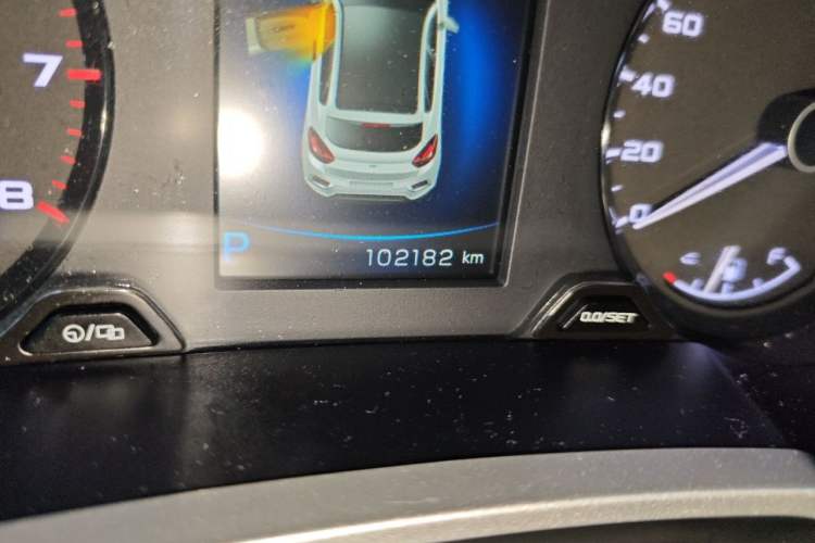 Used Geely Auto Emgrand GS 2016 Sport Edition 1.3T Automatic LingShang Model Odometer Close Up