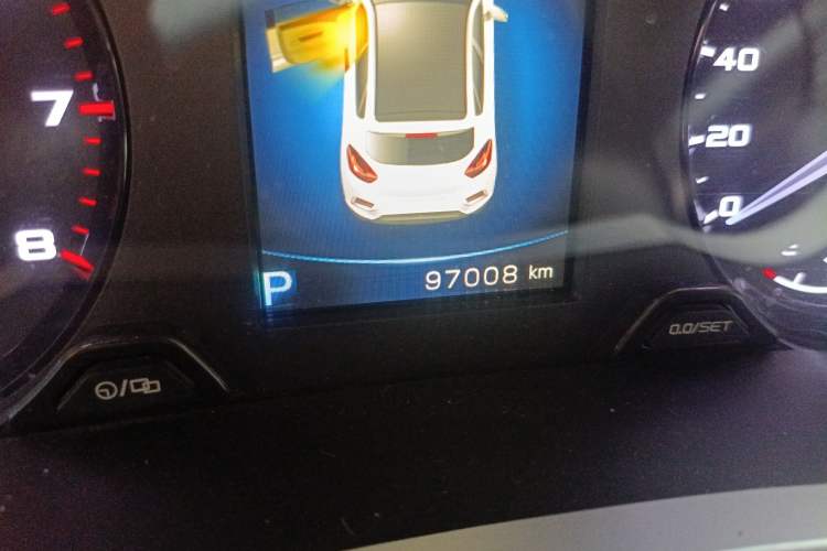 Used Geely Auto Emgrand GS 2016 Sport Edition 1.3T Automatic LingShang Model Odometer Close Up