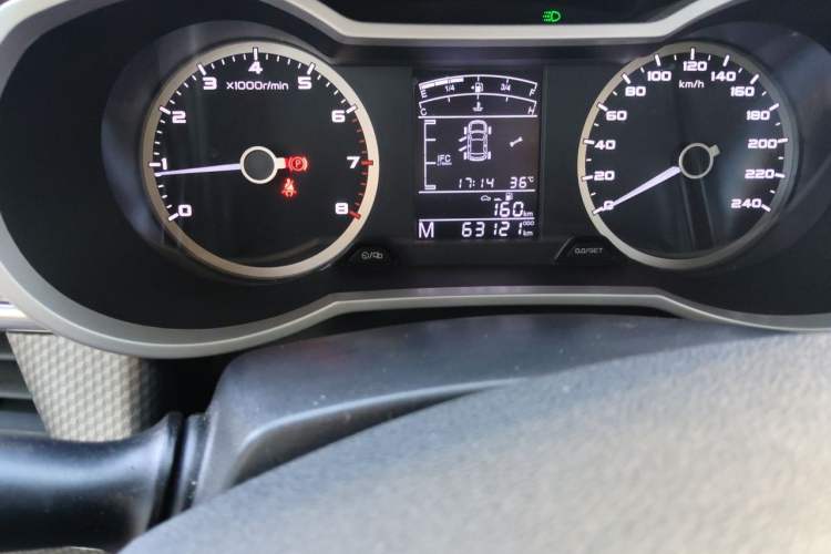 Used Geely Auto Emgrand GS 2016 Elegant Edition 1.8L Manual LingShang Model Odometer Close Up