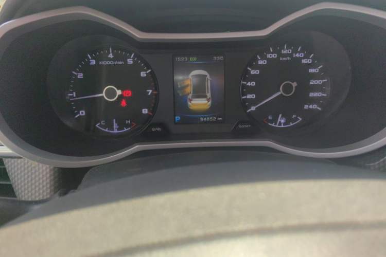 Used Geely Auto Emgrand GS 2016 Sport Edition 1.3T Automatic LingShang Model Odometer Close Up