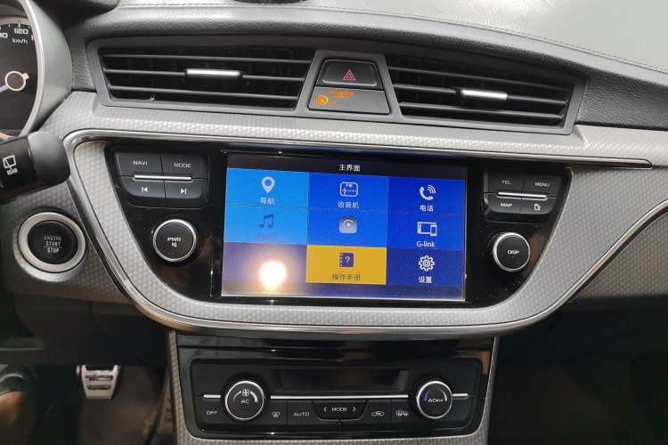 Used Geely Auto Emgrand GS 2016 Sports Edition 1.8L Manual LingShang Model Audio And AC Panel