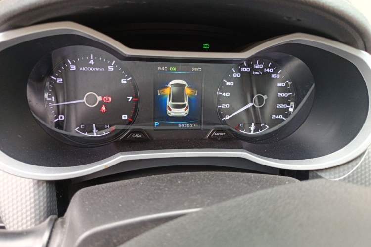 Used Geely Auto Emgrand GS 2016 Sport Edition 1.3T Automatic LingShang Model Odometer Close Up