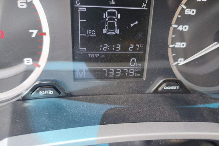 Used Geely Auto Emgrand GS 2016 Sports Edition 1.8L Manual LingShang Model Odometer Close Up