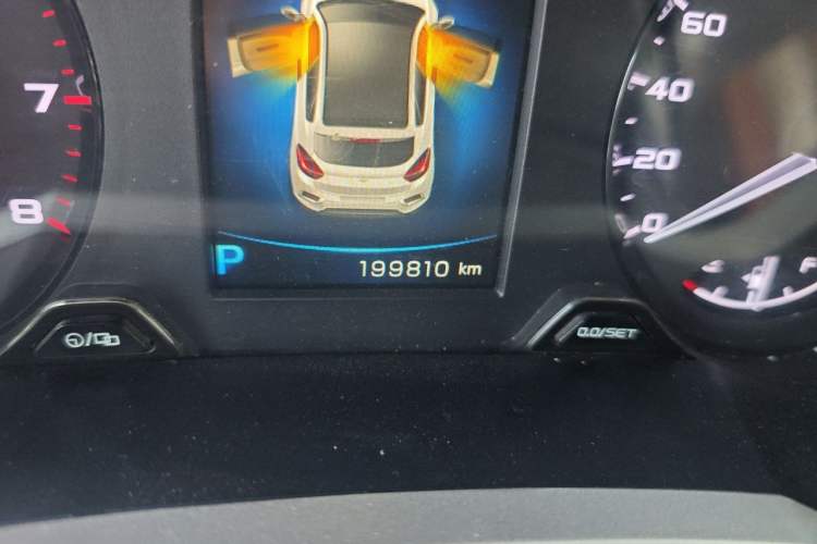 Used Geely Auto Emgrand GS 2016 Elegant Edition 1.3T Automatic LingShang Model Odometer Close Up