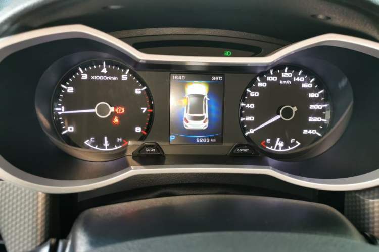Used Geely Auto Emgrand GS 2016 Sport Edition 1.8L Automatic LingShang Model Odometer Close Up