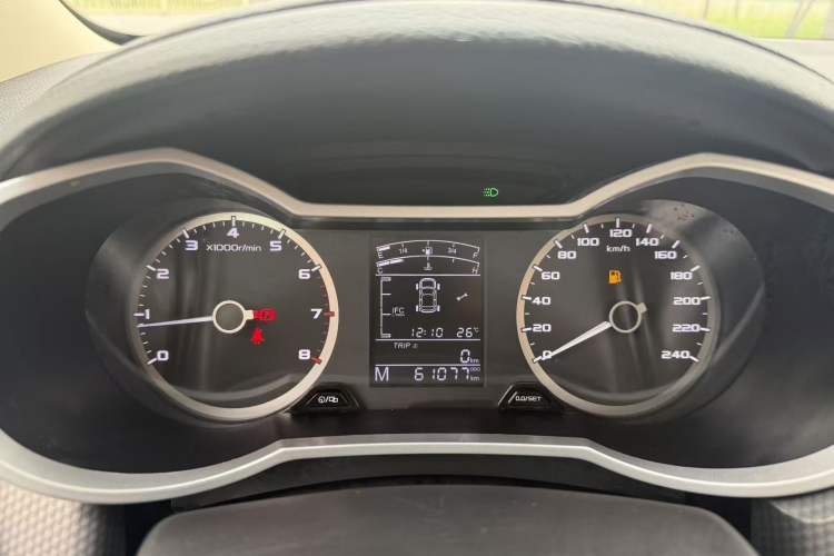 Used Geely Auto Emgrand GS 2016 Sports Edition 1.8L Manual LingShang Model Odometer Close Up