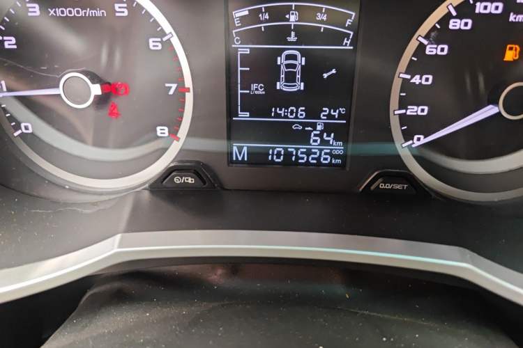 Used Geely Auto Emgrand GS 2016 Sports Edition 1.8L Manual LingShang Model Odometer Close Up