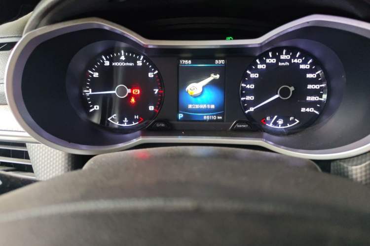 Used Geely Auto Emgrand GS 2016 Sport Edition 1.3T Automatic ZhenShang Model Odometer Close Up