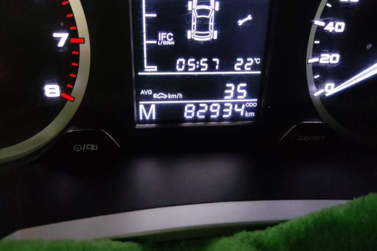 Used Geely Auto Emgrand GS 2016 Elegant Edition 1.8L Manual LingShang Model Odometer Close Up