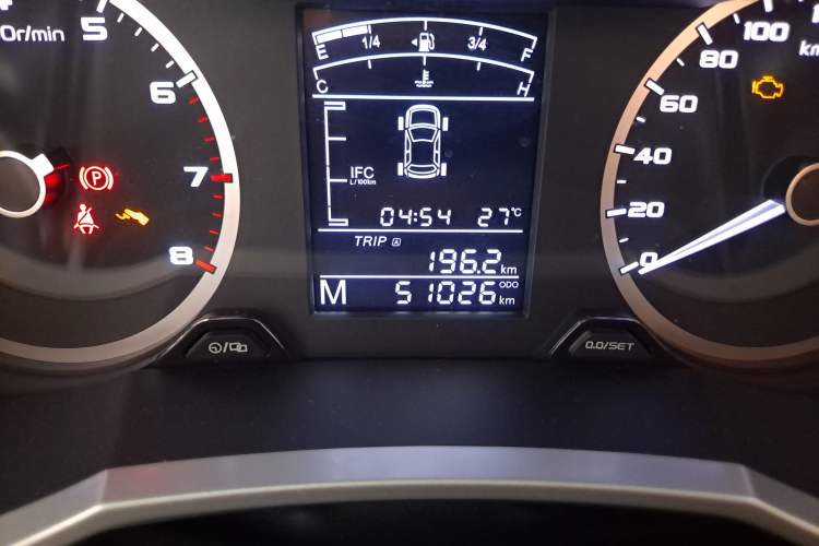 Used Geely Auto Emgrand GS 2016 Elegant Edition 1.8L Manual LingShang Model Odometer Close Up