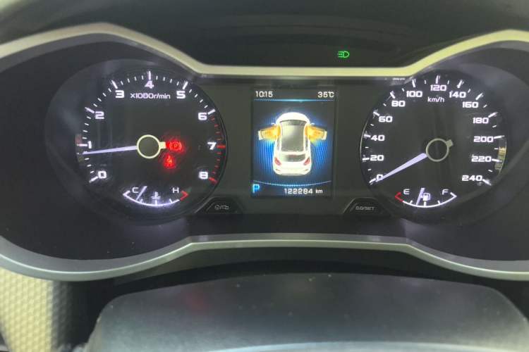 Used Geely Auto Emgrand GS 2016 Sport Edition 1.3T Automatic LingShang Model Odometer Close Up