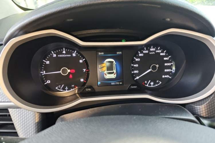 Used Geely Auto Emgrand GS 2016 Sport Edition 1.8L Automatic LingShang Model Odometer Close Up