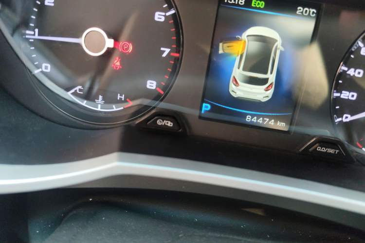 Used Geely Auto Emgrand GS 2016 Sport Edition 1.3T Automatic LingShang Model Odometer Close Up