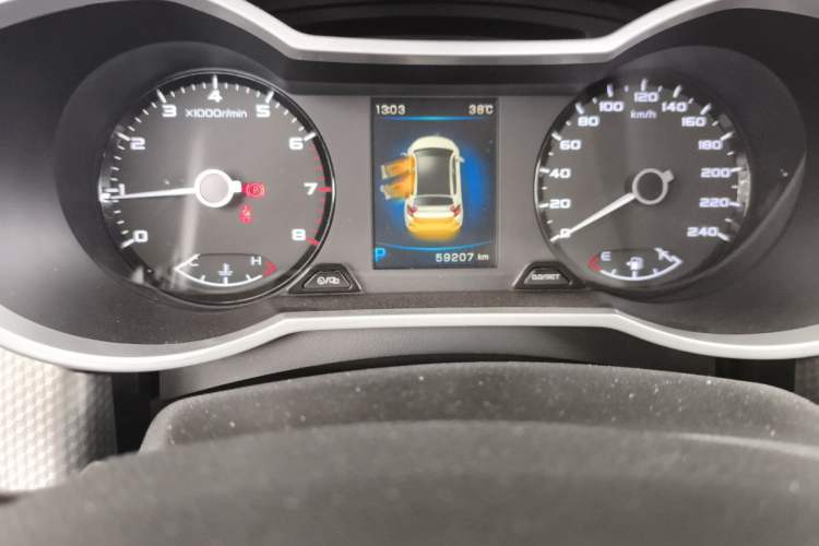 Used Geely Auto Emgrand GS 2016 Sport Edition 1.8L Automatic LingShang Model Odometer Close Up