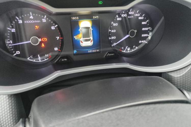 Used Geely Auto Emgrand GS 2016 Sport Edition 1.3T Automatic LingShang Model Odometer Close Up