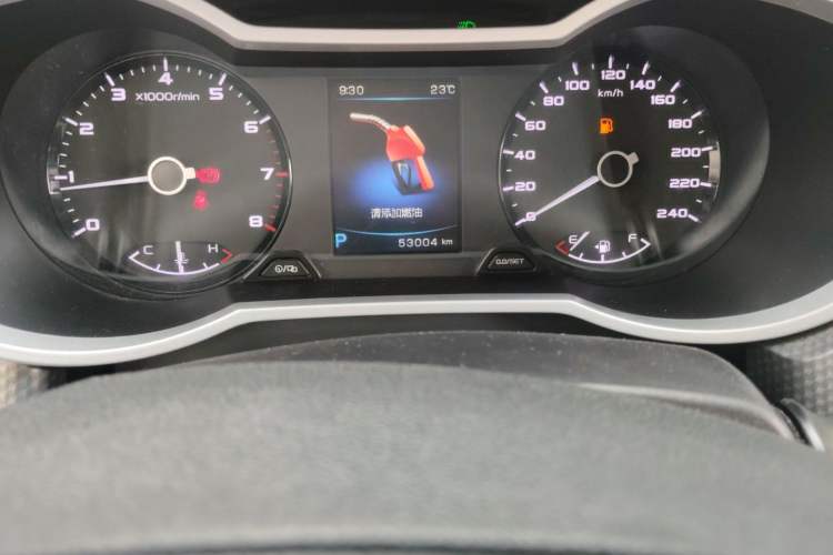 Used Geely Auto Emgrand GS 2016 Sport Edition 1.3T Automatic LingShang Model Odometer Close Up