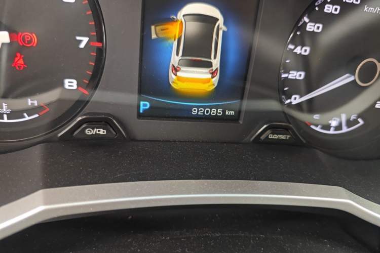 Used Geely Auto Emgrand GS 2016 Sport Edition 1.3T Automatic LingShang Model Odometer Close Up