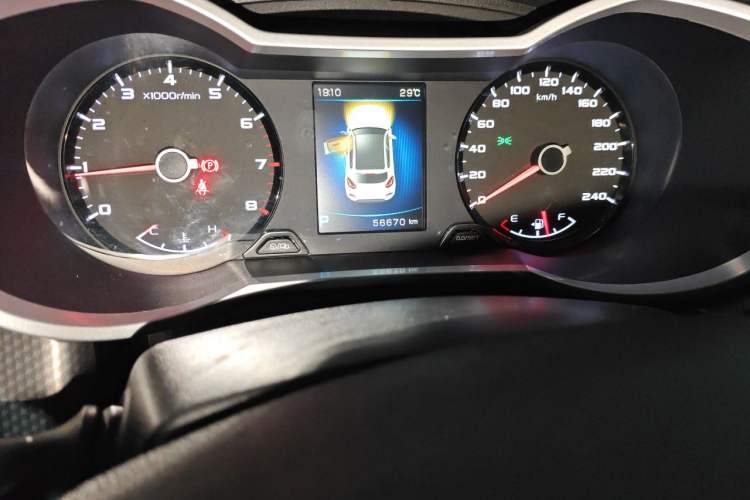 Used Geely Auto Emgrand GS 2016 Elegant Edition 1.3T Automatic ZhenShang Model Odometer Close Up