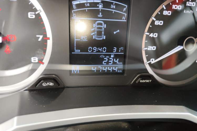 Used Geely Auto Emgrand GS 2016 Sports Edition 1.8L Manual LingShang Model Odometer Close Up