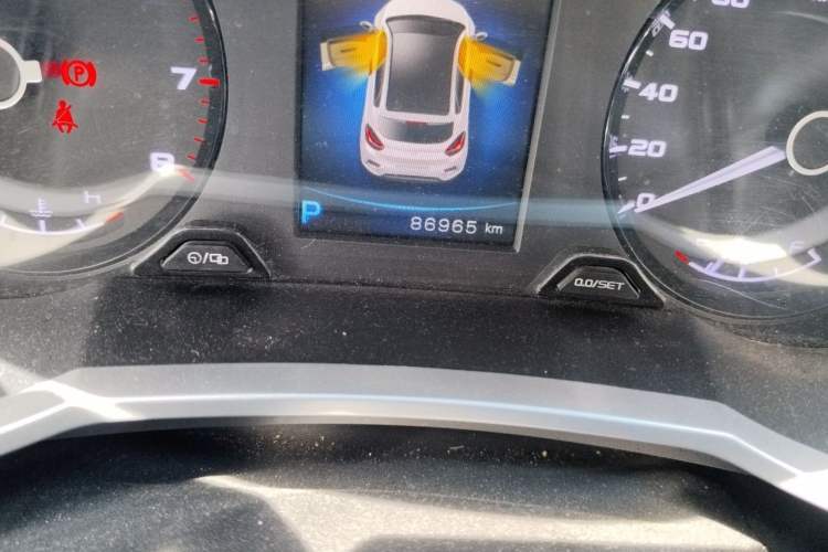 Used Geely Auto Emgrand GS 2016 Elegant Edition 1.3T Automatic LingShang Model Odometer Close Up
