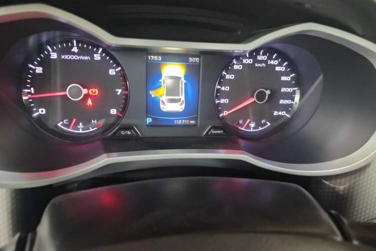 Used Geely Auto Emgrand GS 2016 Elegant Edition 1.3T Automatic LingShang Model Odometer Close Up