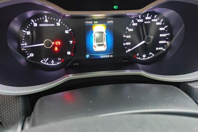 Used Geely Auto Emgrand GS 2016 Sport Edition 1.8L Automatic LingShang Model Odometer Close Up