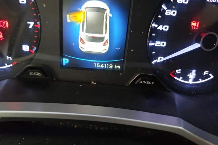Used Geely Auto Emgrand GS 2016 Sport Edition 1.3T Automatic ZhenShang Model Odometer Close Up