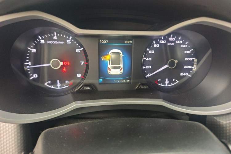Used Geely Auto Emgrand GS 2016 Sport Edition 1.3T Automatic LingShang Model Odometer Close Up