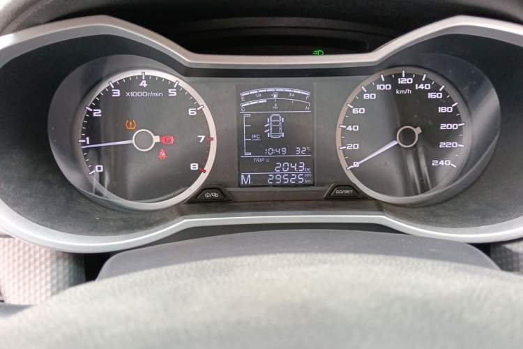 Used Geely Auto Emgrand GS 2016 Elegant Edition 1.3T Manual LingShang Model Odometer Close Up