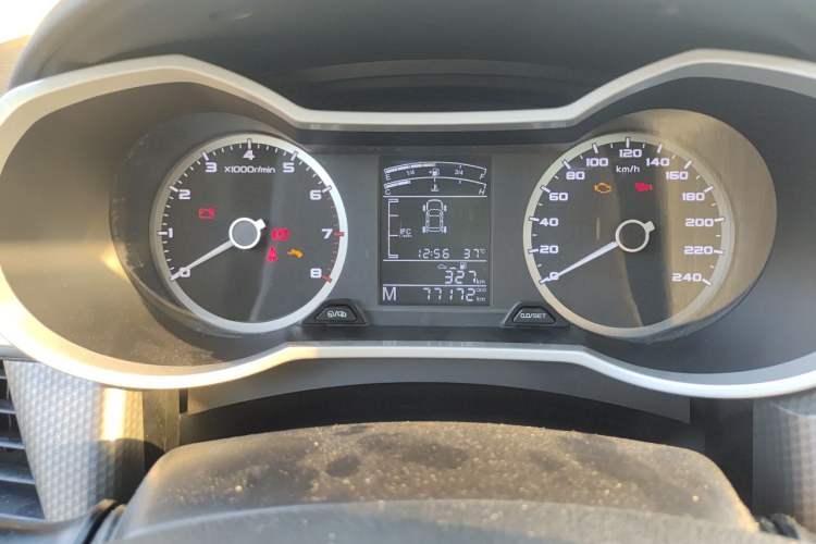 Used Geely Auto Emgrand GS 2016 Sport Edition 1.3T Manual LingShang Model Odometer Close Up