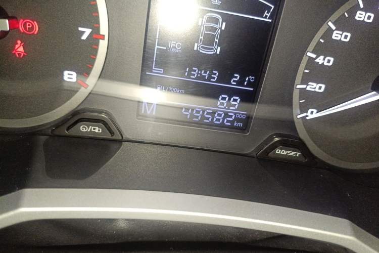 Used Geely Auto Emgrand GS 2016 Sports Edition 1.8L Manual LingShang Model Odometer Close Up