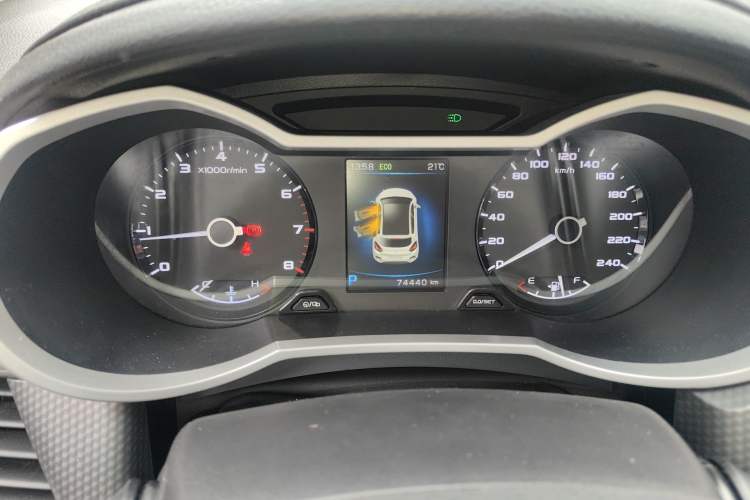 Used Geely Auto Emgrand GS 2017 Sport Edition 1.3T Automatic Smart Connectivity Model Odometer Close Up