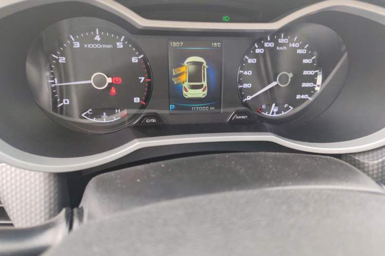 Used Geely Auto Emgrand GS 2017 Sport Edition 1.3T Automatic Smart Connectivity Model Odometer Close Up