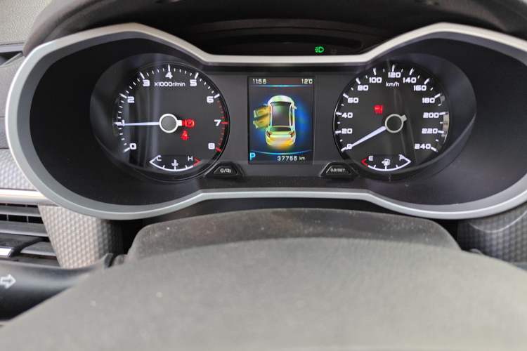 Used Geely Auto Emgrand GS 2017 Sport Edition 1.3T Automatic Smart Connectivity Model Odometer Close Up