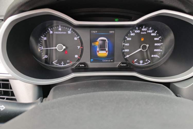 Used Geely Auto Emgrand GS 2018 Lingchao Edition 1.4T Automatic LingShang Smart Connectivity Model Odometer Close Up