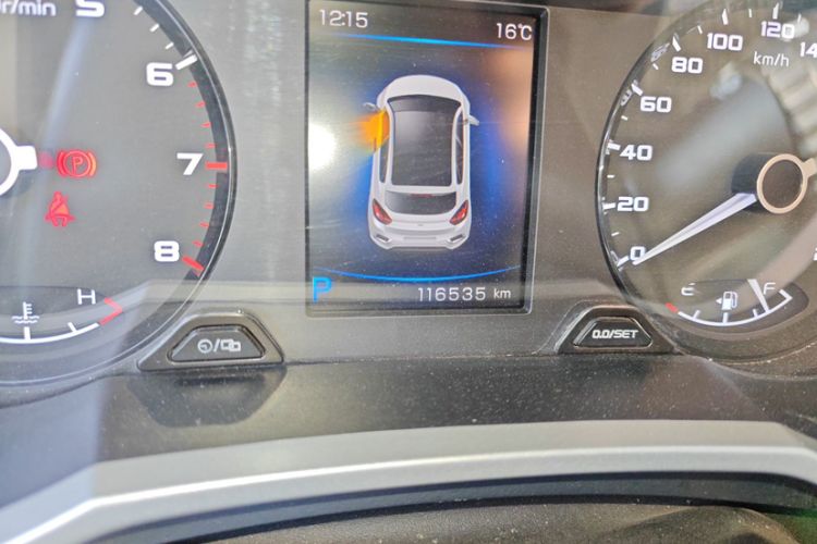 Used Geely Auto Emgrand GS 2018 Elegant Edition 1.8L Automatic LingShang Model Odometer Close Up
