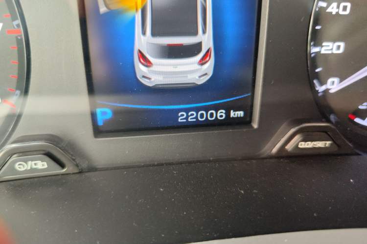 Used Geely Auto Emgrand GS 2018 Lingchao Edition 1.4T Automatic LingShang Smart Connectivity Model Odometer Close Up