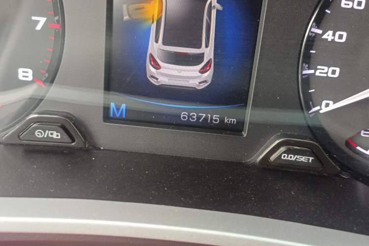 Used Geely Auto Emgrand GS 2018 Elegant Edition 1.8L Manual LingShang Model Odometer Close Up