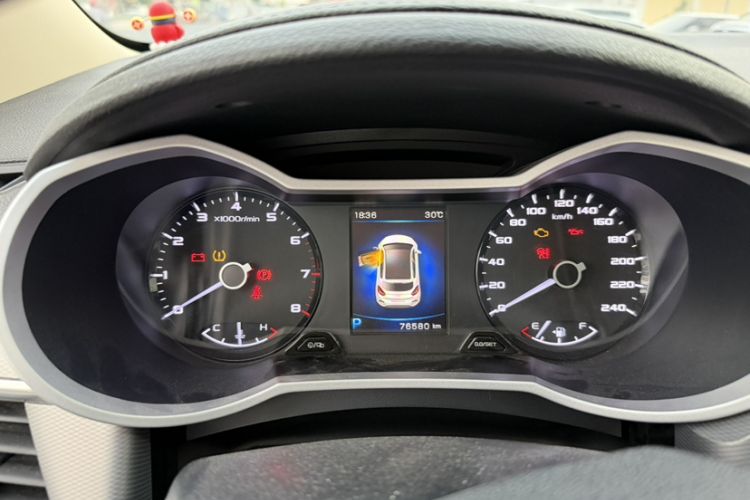 Used Geely Auto Emgrand GS 2018 Sport Edition 1.4T Automatic ZhenShang Model Odometer Close Up