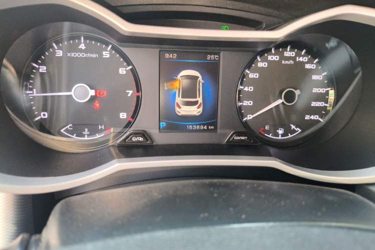 Used Geely Auto Emgrand GS 2018 Lingchao Edition 1.4T Automatic LingShang Smart Connectivity Model Odometer Close Up