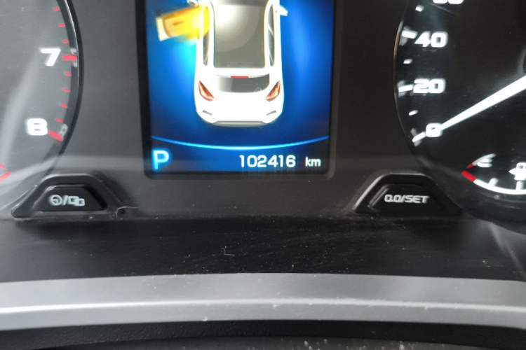 Used Geely Auto Emgrand GS 2018 Sport Edition 1.4T Automatic LingShang Model Odometer Close Up