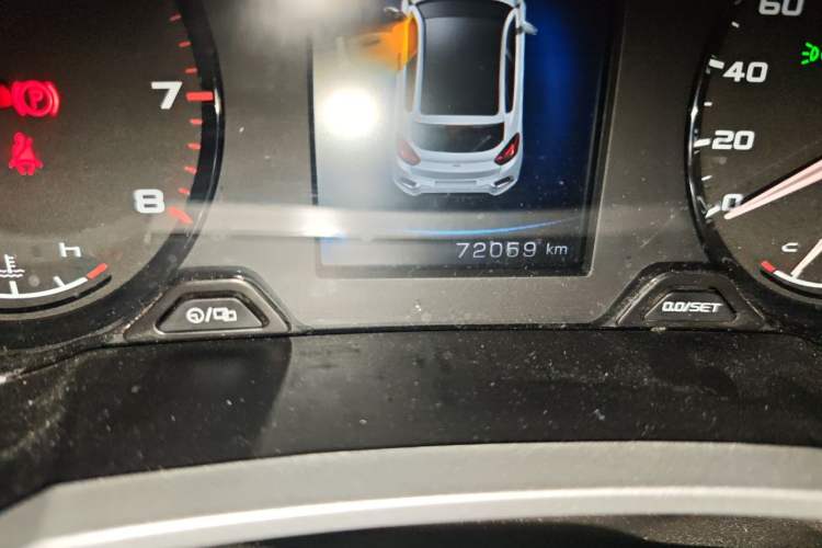 Used Geely Auto Emgrand GS 2018 Lingchao Edition 1.4T Automatic LingShang Smart Connectivity Model Odometer Close Up