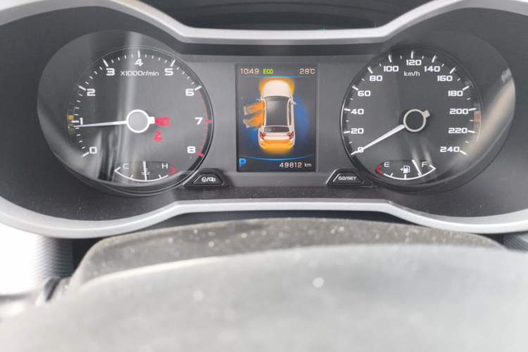 Used Geely Auto Emgrand GS 2018 Sport Edition 1.8L Automatic LingShang Model Odometer Close Up