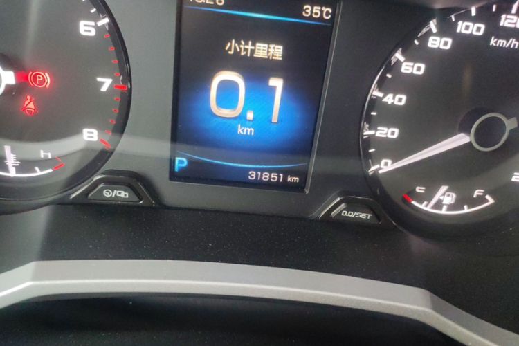 Used Geely Auto Emgrand GS 2018 Sport Edition 1.8L Automatic LingShang Model Odometer Close Up