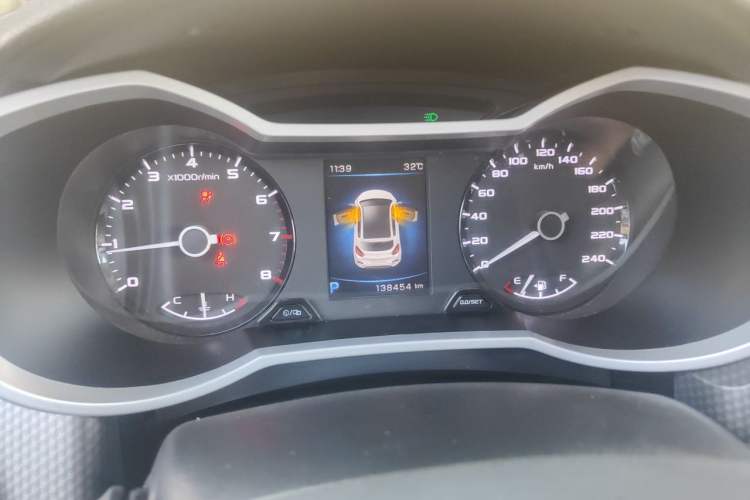 Used Geely Auto Emgrand GS 2018 Elegant Edition 1.8L Automatic LingShang Model Odometer Close Up