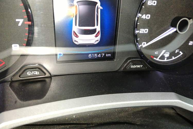 Used Geely Auto Emgrand GS 2018 Lingchao Edition 1.4T Automatic LingShang Smart Connectivity Model Odometer Close Up